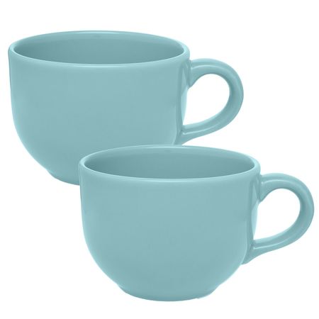 Set X2 Tazones Celeste 740 Cc