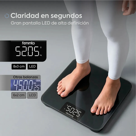 Balanza digital de baño  Bluetooth Femmto