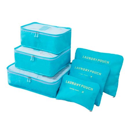 Juego de Bolsas de Viaje de 6 Piezas Gadnic Organizador de Equipaje