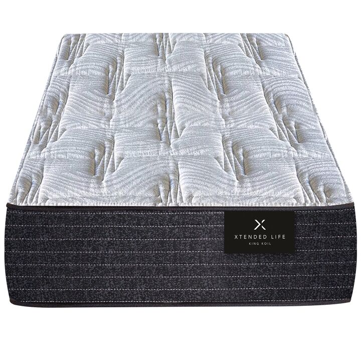 Colchon King Koil XL 1 Plaza y media 90x190cm De Resortes LFK Reforzados Extra Firme + Almohada de Regalo - Vista 8