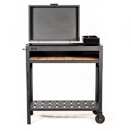 Parrilla A Carbón Vule Eco Con Brasero Pala Y Atizador