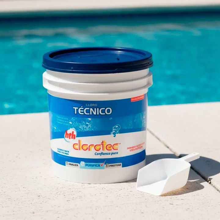 Cloro Tecnico Granulado Disolucion Lenta Clorotec 10kg - Rex - Vista 3