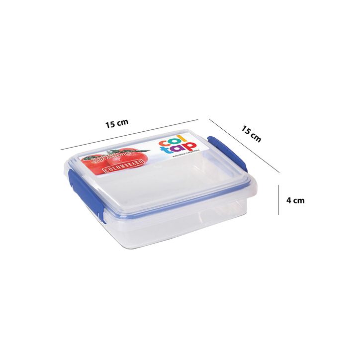 Set de 8 contenedores De Alimentos Coltap Colombraro - Vista 2