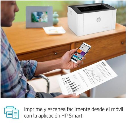 Impresora Laser Hp 107W 4ZB78A Monocromatica