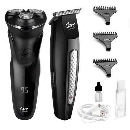 Kit de barberia Afeitadora Wet-Dry Gadnic + Patillera Profesional 