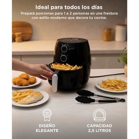 Freidora de Aire Gadnic 2.5L 100W Sin Aceite
