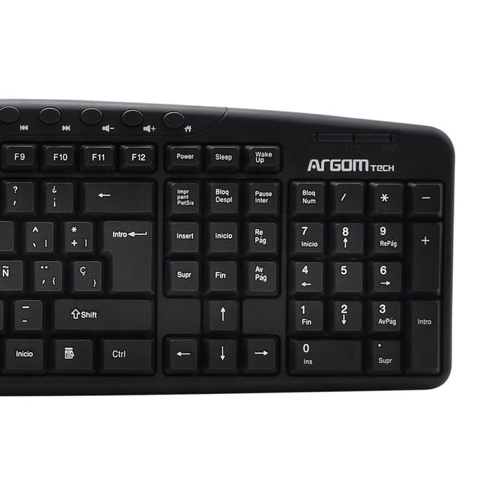 Teclado Multimedia Argomtech Arg-kb-7807 Español Cable Usb - Vista 6