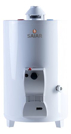 Termotanque Multigas Pie 50 Litros Conexión Superior Tpg050msa Saiar