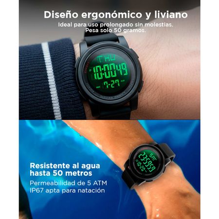 Reloj Digital Deportivo Gadnic Apolo Sumergible 