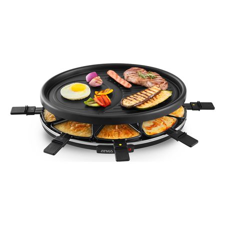 Racletera Eléctrica Atma 1200 W Para 8 Personas Ra918p