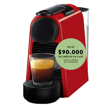 Cafetera Nespresso Essenza Mini Roja D30-AR-RE-NE2-IMPO