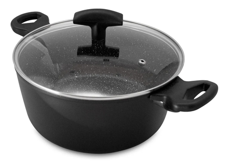 Cacerola Pedrini Maori Con Tapa 24 Cm Aluminio Teflon