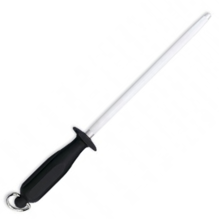 Chaira Para Afilar Estriada Rayada 20,5 Cm Wonmesser Negro
