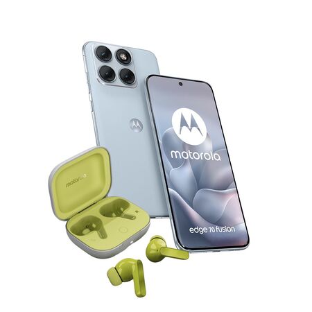 Combo Moto Edge 70 Fusion 8+256GB Country Air + Moto Buds Guitar Green Banana