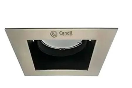 Pack X4 Emb Roque Cuad 1 Luz Antesdel Chapa 90X90Mm 7W Platil Calido