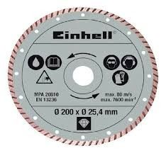 Disco de Corte Diamante Einhell Silver-Line Ø 180mm x 22,23mm