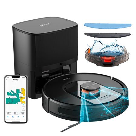 Aspiradora Trapeadora Robot Gadnic AC701 Con Base Carga Mapeo Inteligente
