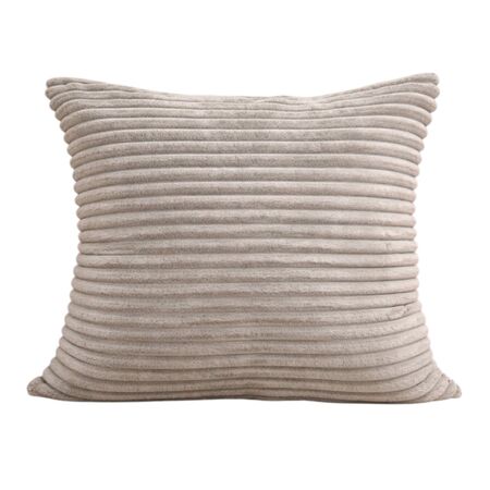 Almohadon CANELON 100% poliester 45x45 sillon cama nordico Gris