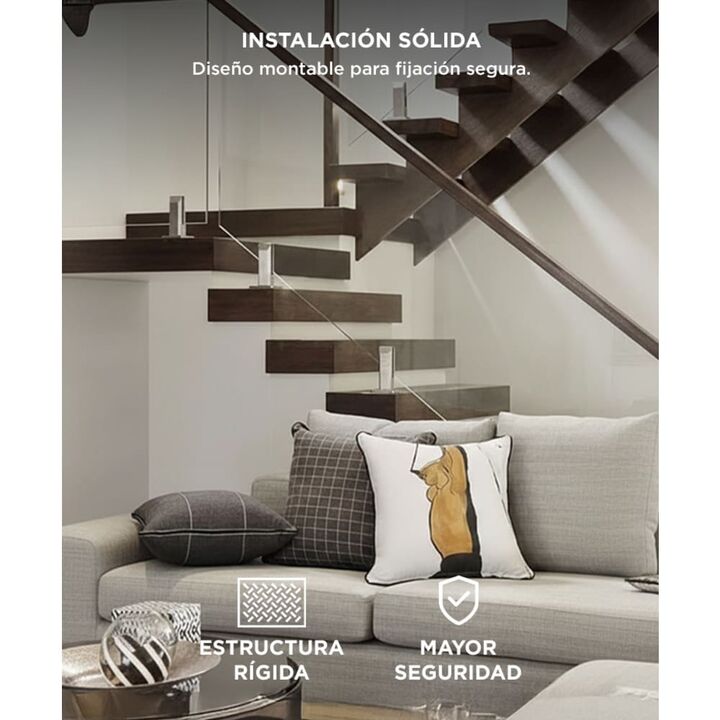 Mini Poste Gadnic Acero Inoxidable Para Balcones Piletas Escaleras - Vista 4