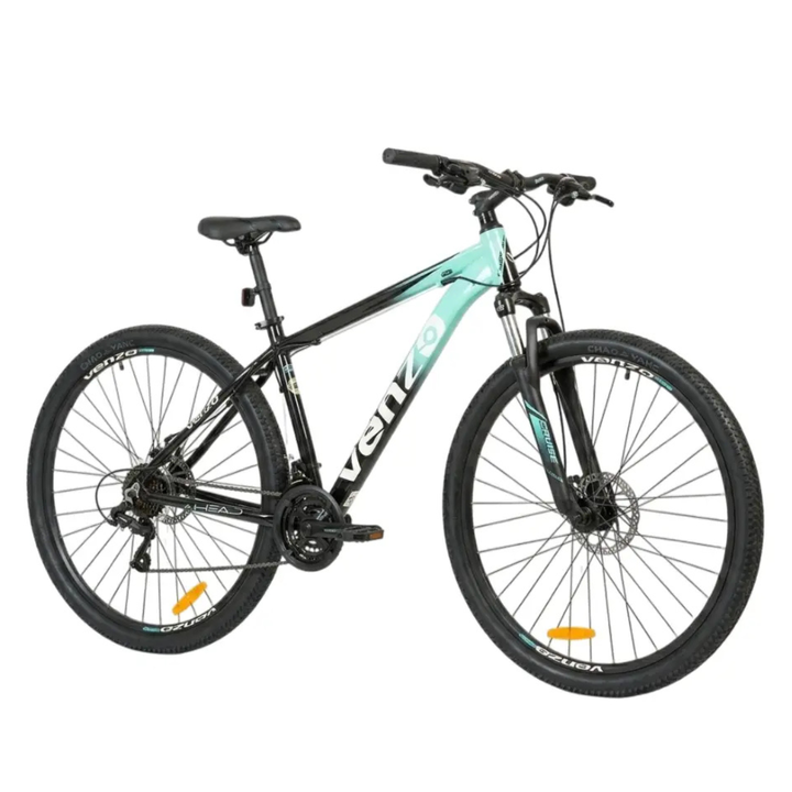 Bicicleta MTB Venzo Ahead Talle M R29 21V Shimano Negro Teal Disco Mec. - Vista 1