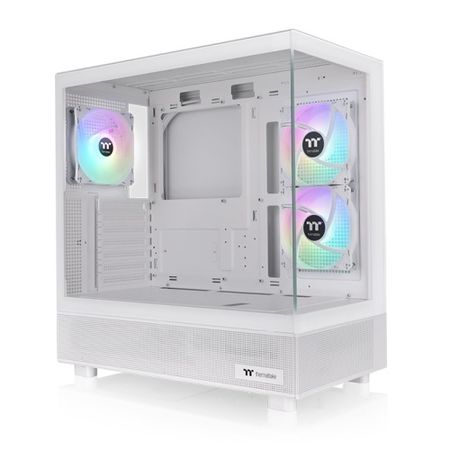 Gabinete TT View 270 Plus ARGB TG x2 Fan ARGB x3 Snow White