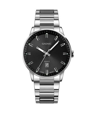 Reloj Analógico Gadnic RELF6RELF7 Pulsera Malla Correa Acero Inoxidable (Plateado)