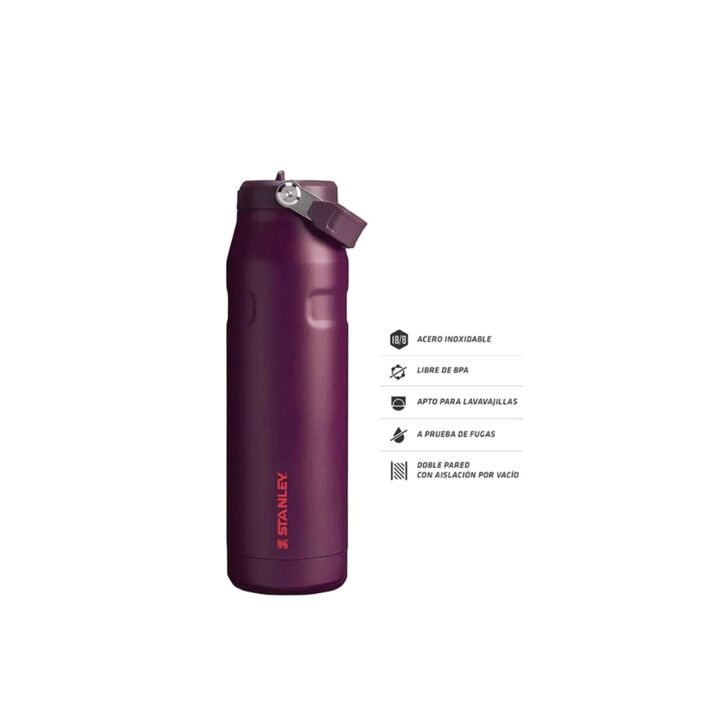 BOTELLA STANLEY 1.1L FLIP STRAW (C:PLUM ICEFLOW BOTTLE) - Vista 3
