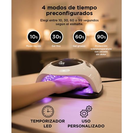 Cabina Para Uñas Gadnic BQ5 Pro UV Led 18.8w Uso Profesional