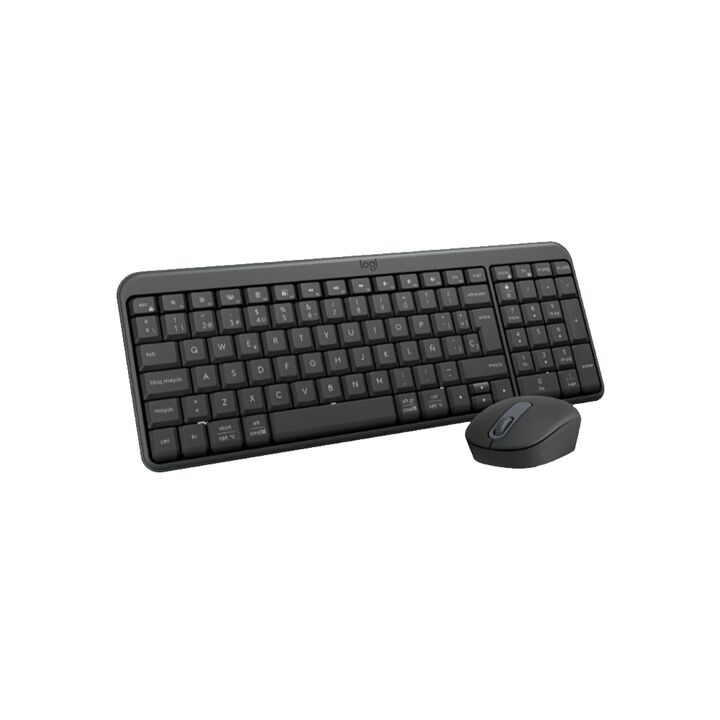 Teclado con Mouse Logitech MK250 Wireless Latino Negro - Vista 2