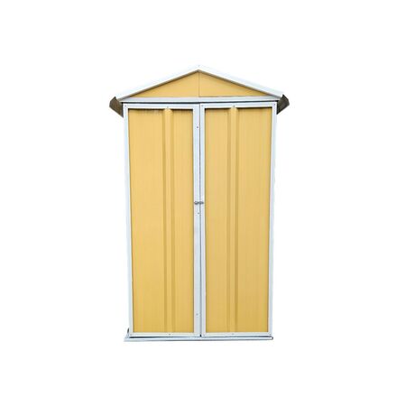 Armario Deposito Galpon de jardin 1x.58x2 Arena Piso + Estante Calibre 28 DON ACERO 