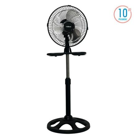 VENTILADOR DE PIE LILIANA VP10M P/METAL.. 3 EN 1 60W  10 " PULGADAS - 4609260 