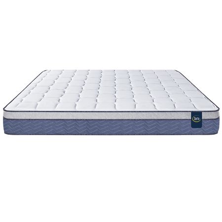 Colchon de Resorte Pocket Serta Florida Super Queen 160x200x26cm Con Pillow de Espuma Suave y Firme Tela Tejido de Punto