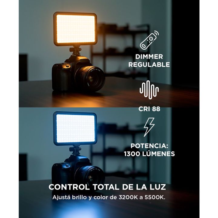 Luz Continua Gadnic F13-9090PH 1300 Lumens 10w - Vista 3