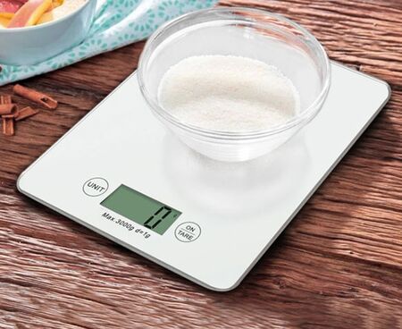 Balanza Digital De Cocina Blanca