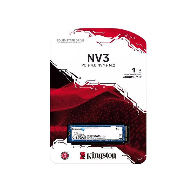 Disco Solido SSD1TB Kingston NV3 M.2 NVME - Vista 1