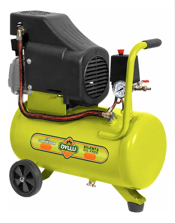 Compresor De Aire 24l 2hp Dyllu Dtap3a24 2850rpm Monofasico