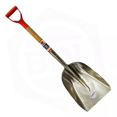 Pala de chapa de aluminio cabo corto Gherardi