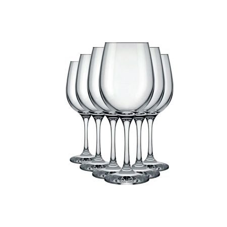 Copa Barone 490ml x6 Nadir Vidrio Ideal para Agua y Vino