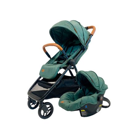 Cochecito Bebesit Travel System UltraPlegable con Huevito Verde