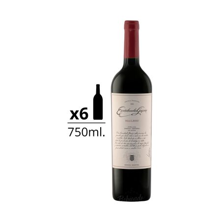 Vino Tinto Escorihuela Gascon Malbec Caja x 6