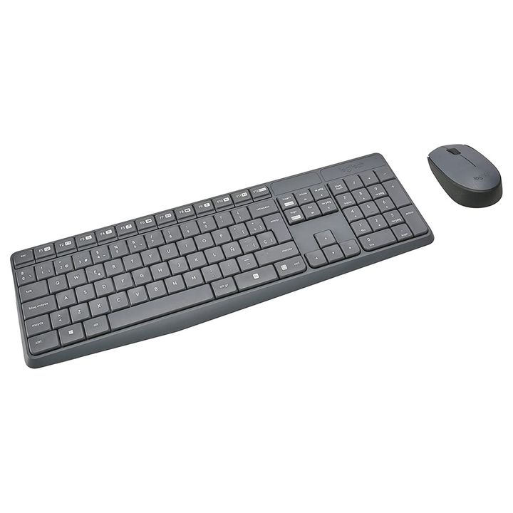 Teclado Con Mouse Logitech MK235 Wireless Negro - Vista 2