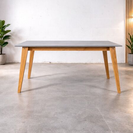 Mesa Escandinava  X  Cm Miel TapaGris