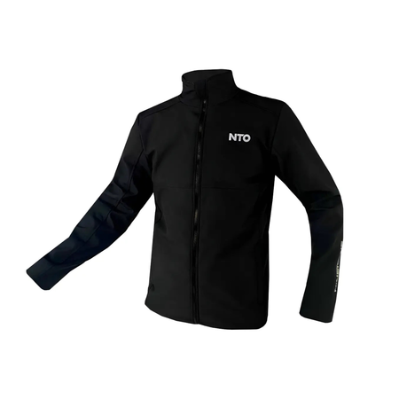 NTO Sonic Campera Moto Softshell Negra Protecciones  