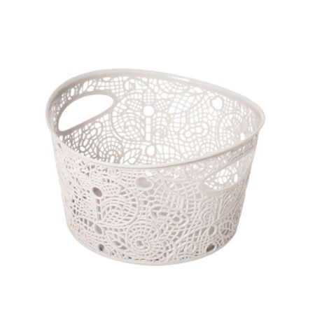 Canasto Organizador Contenedor Cesto Caja Plastico30X17