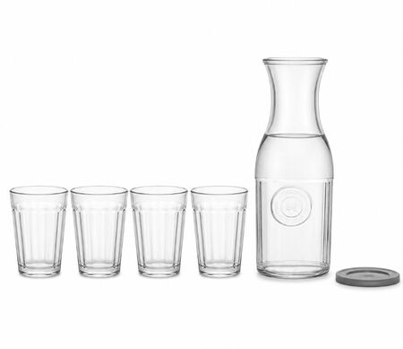 Pack 4 vasos + Botellon con tapa