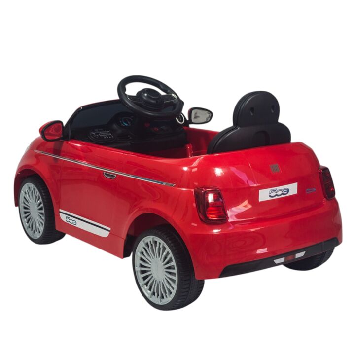Auto a batería Fiat 500 Infanti Rojo - Vista 4