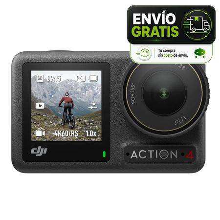 Cámara Deportiva DJI Osmo Action 4 Standard Combo 4K 120fps Sumergible 18m