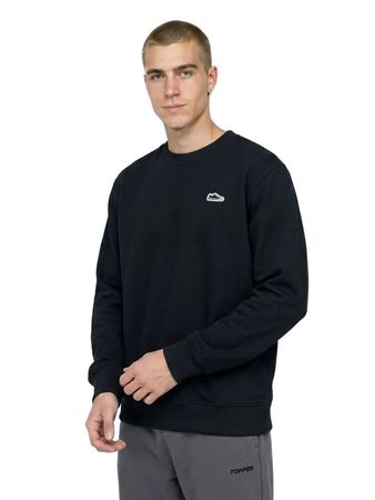 Buzo Topper Patch Jet Hombre Moda Negro