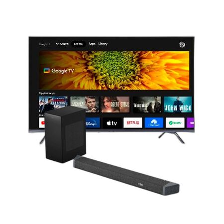 Combo Smart TV BGH 50" 4K LED UHD + Barra Sonido Philips 740W