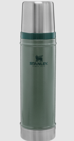 Termo Stanley Clásico 591ml / 20oz Tapón Cebador - Verde